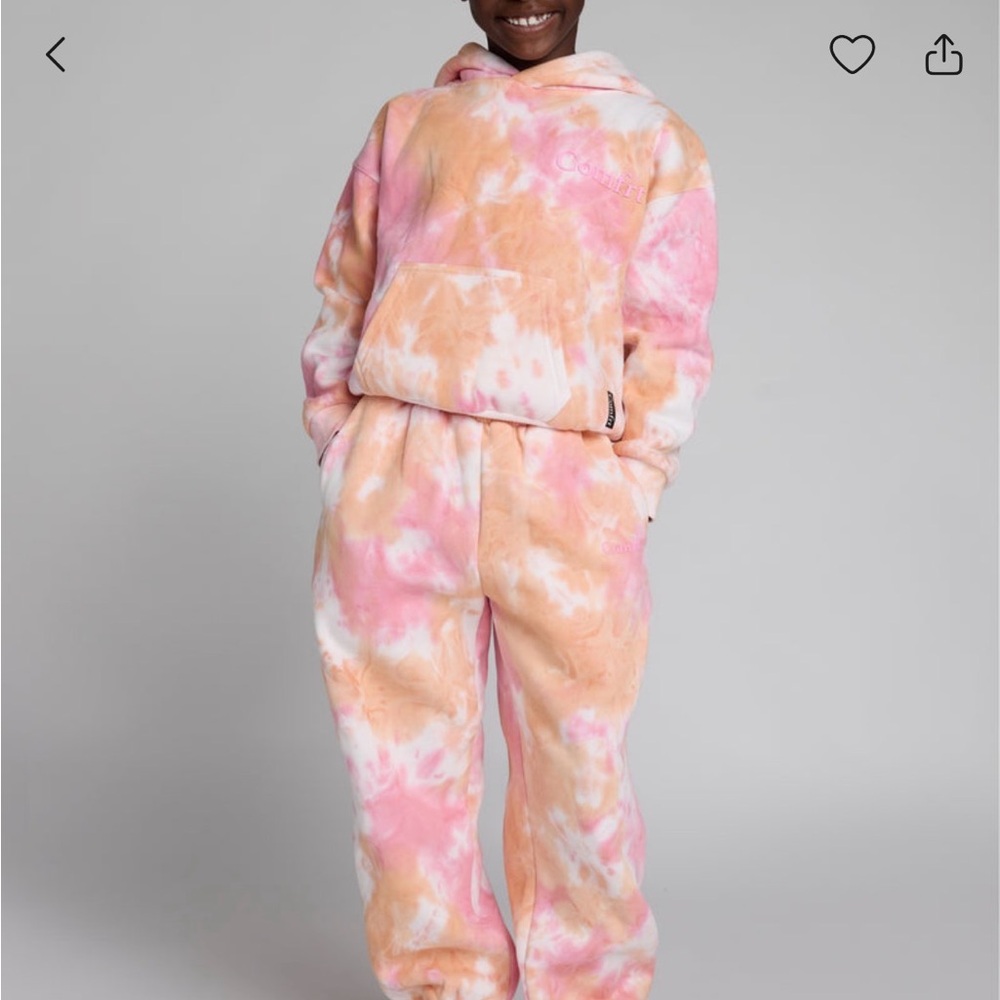 Comfrt xl kids sunset hoodie & sweatpants. See listing - Picture 2 of 7